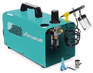 Aircraft AIRBOY AIRBRUSH - Airbrush Kompressor-Set mit Farbpistole und Zubehör