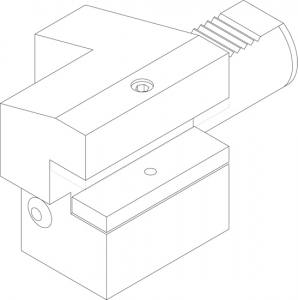 Bison Werkzeughalter für Drehmeissel 1134-50P