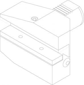 Bison Werkzeughalter für Drehmeissel 1125-16P-L
