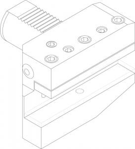Bison Werkzeughalter für Drehmeissel 1124-16L