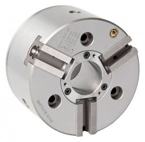 Bison 3-Backen Kraftspannfutter mit Durchgangsbohrung 2409-250-91