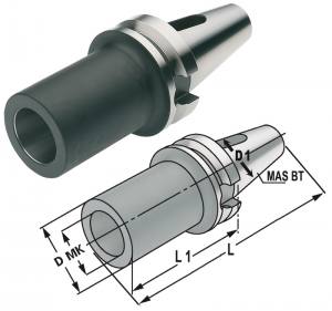 Knuth Adapter Sleeve BT40xMT2