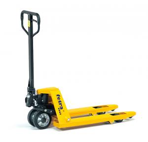 Pallet truck 2500 kg, solid rubber, short type