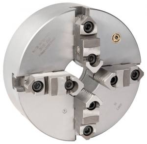 Bison 4-jaw self-centr. scroll chuck Plain Back Mounting 3605-12