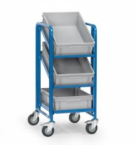 Eurokastenwagen 250 kg, Ladefläche 410x610mm, mit Kästen