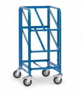 Euro box carts 250 kg, platform size 410x610mm, open frame