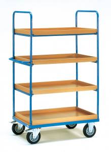Etagenwagen mit 4 Kästen 1000x600 mm