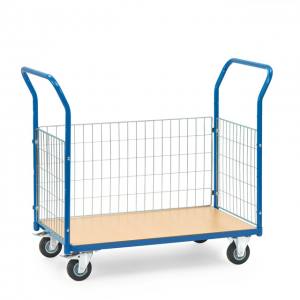 Dreiwandwagen 200 kg, Drahtgitterwand 1000 x 600