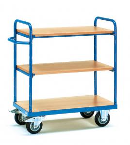 Etagenwagen 400 kg, 3 Böden, 850 x 500 mm