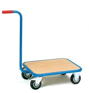 Dollie with gooseneck handles250 kg, platform size 600x500mm, wooden platform