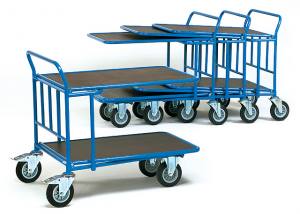 Cash and carry cart 2 shelves 850 x 500