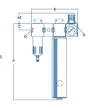 BEKO Druckluft-Membrantrockner DRYPOINT M Typ DFDR08G34KA