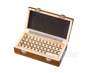 Bernardo Precision steel plug gauge set