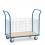 Wire cage cart 200 kg 1000 x 600