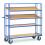 Etagenwagen 400 kg, 3 lose Böden, 1650 x 610 mm