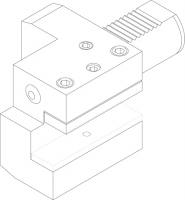 Bison Square Toolholder 1133-16P...