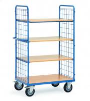 Etagenwagen 500 kg, 4 Böden, 2 D...