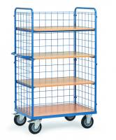 Etagenwagen 500 kg, 4 Böden, 3 D...