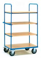 Etagenwagen 500 kg, 4 Böden, 100...