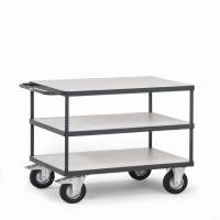 ESD table top cart, 400 kg, 3 sh...