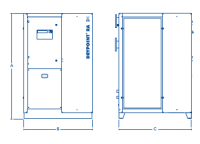 BEKO Druckluft-Kältetrockner DRYPOINT RA 1300 WC eco
