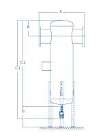 Zur Abscheidung großer Kondensat...